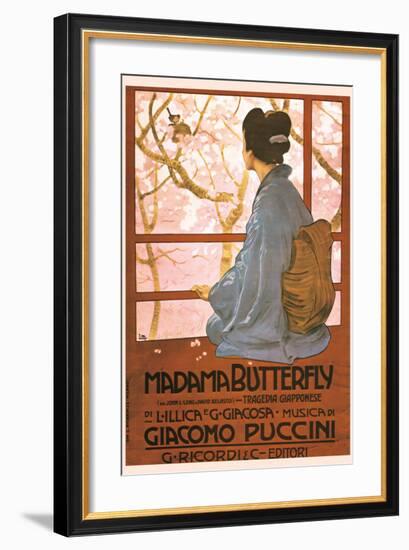 Puccini, Madama Butterfly-Leopoldo Metlicovitz-Framed Premium Giclee Print