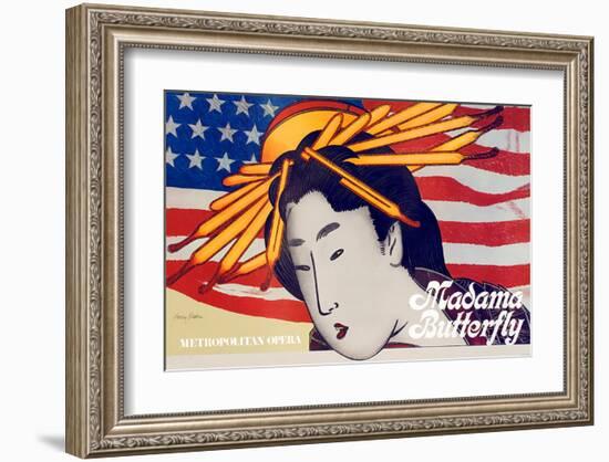 Puccini Opera Madama Butterfly-null-Framed Art Print