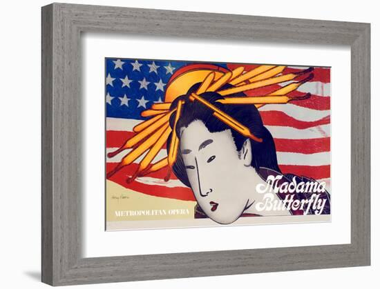 Puccini Opera Madama Butterfly-null-Framed Art Print