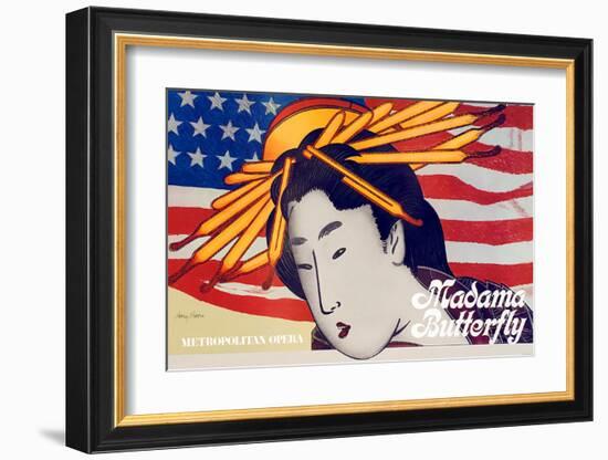 Puccini Opera Madama Butterfly-null-Framed Art Print