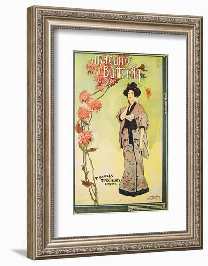 Puccini Opera Madame Butterfly-null-Framed Art Print