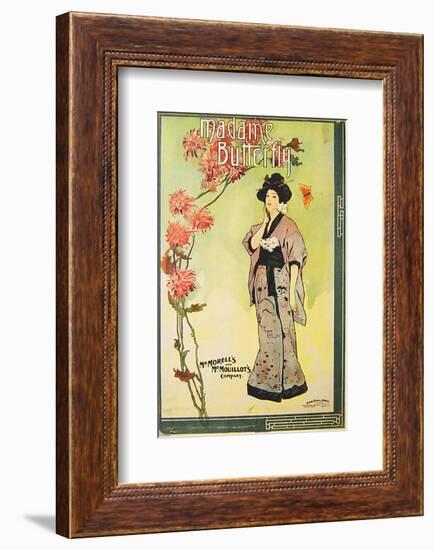 Puccini Opera Madame Butterfly-null-Framed Art Print