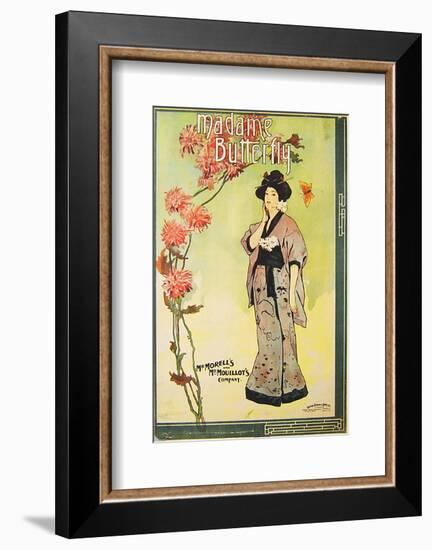 Puccini Opera Madame Butterfly-null-Framed Art Print