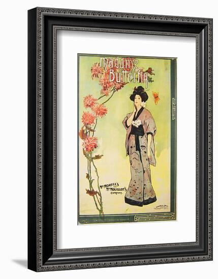 Puccini Opera Madame Butterfly-null-Framed Art Print