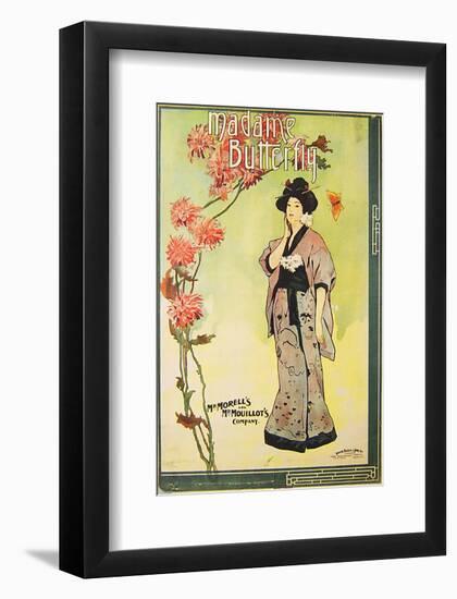 Puccini Opera Madame Butterfly-null-Framed Art Print