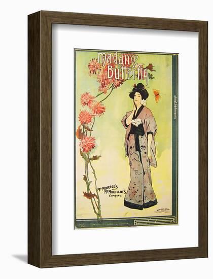 Puccini Opera Madame Butterfly-null-Framed Art Print