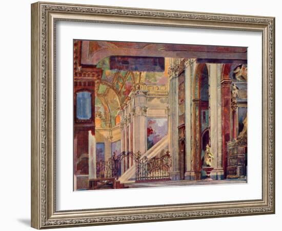 PUCCINI - opera TOSCA-Adolfo Hohenstein-Framed Giclee Print