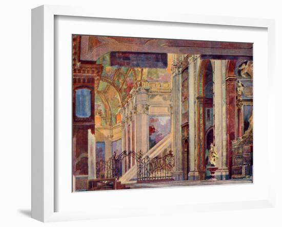 PUCCINI - opera TOSCA-Adolfo Hohenstein-Framed Giclee Print