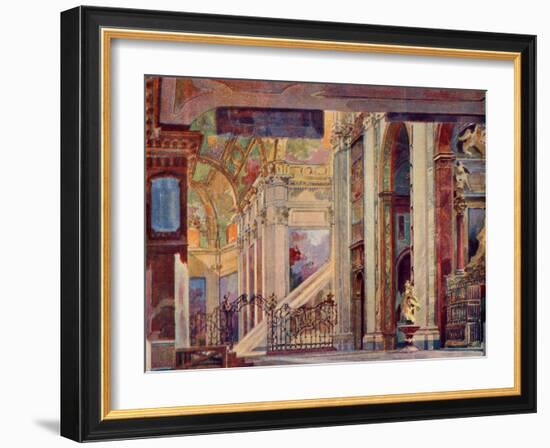 PUCCINI - opera TOSCA-Adolfo Hohenstein-Framed Giclee Print