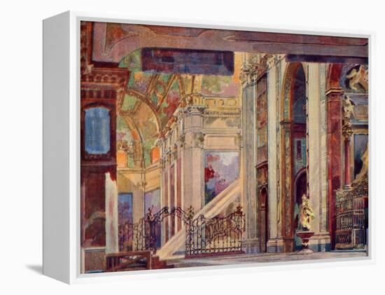 PUCCINI - opera TOSCA-Adolfo Hohenstein-Framed Premier Image Canvas