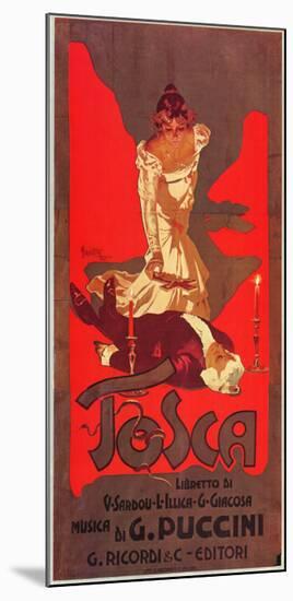 Puccini, Tosca-Adolfo Hohenstein-Mounted Art Print