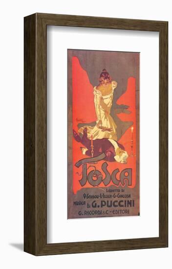 Puccini, Tosca-Adolfo Hohenstein-Framed Premium Giclee Print