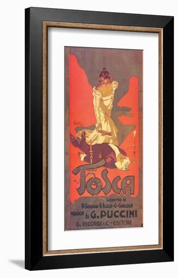 Puccini, Tosca-Adolfo Hohenstein-Framed Premium Giclee Print