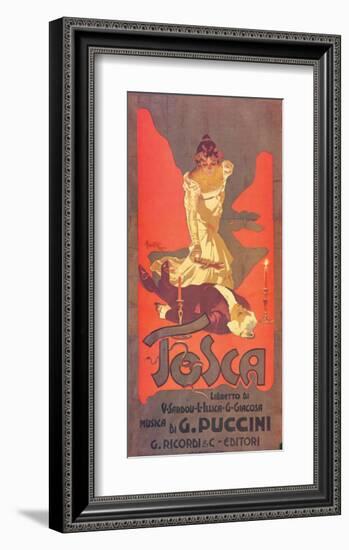 Puccini, Tosca-Adolfo Hohenstein-Framed Premium Giclee Print