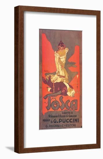 Puccini, Tosca-Adolfo Hohenstein-Framed Premium Giclee Print