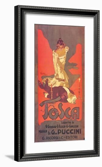 Puccini, Tosca-Adolfo Hohenstein-Framed Premium Giclee Print