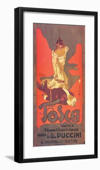 Puccini, Tosca-Adolfo Hohenstein-Framed Premium Giclee Print