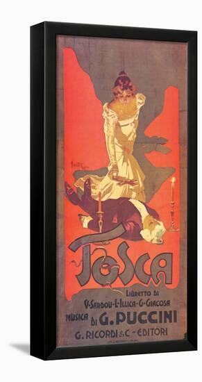 Puccini, Tosca-Adolfo Hohenstein-Framed Premium Giclee Print