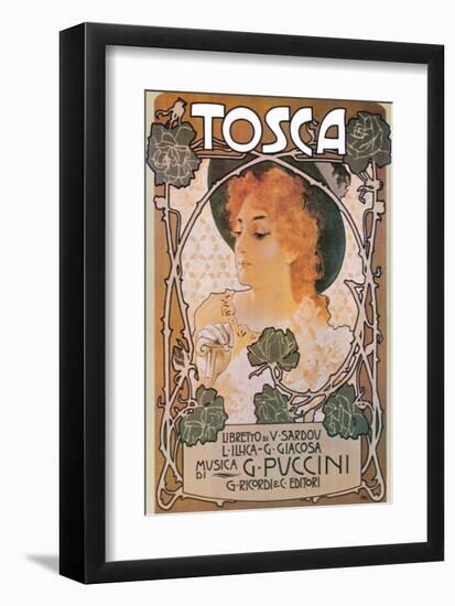 Puccini, Tosca-Leopoldo Metlicovitz-Framed Art Print