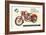 Puch 250 SGS with Cutaway View-null-Framed Art Print