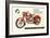 Puch 250 SGS with Cutaway View-null-Framed Art Print