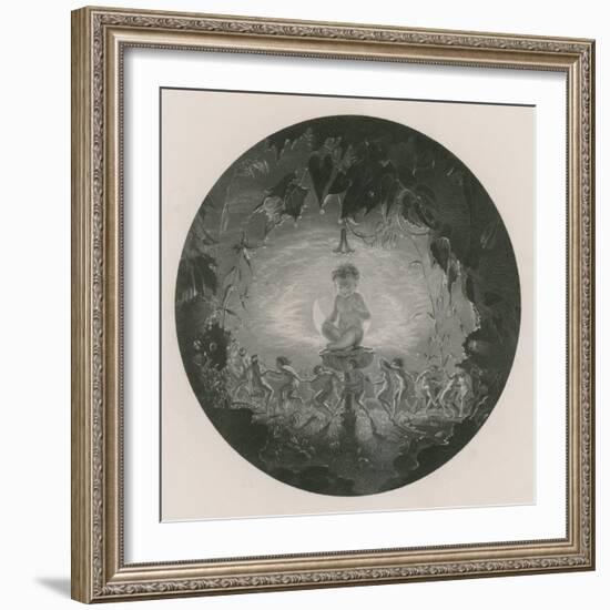 Puck and the Fairies, Mid Summer Night's Dream-Richard Dadd-Framed Giclee Print