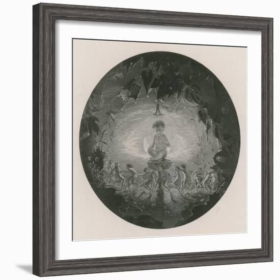 Puck and the Fairies, Mid Summer Night's Dream-Richard Dadd-Framed Giclee Print