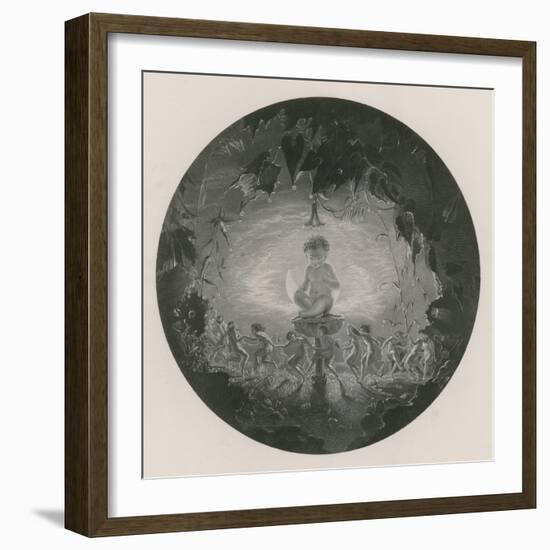 Puck and the Fairies, Mid Summer Night's Dream-Richard Dadd-Framed Giclee Print