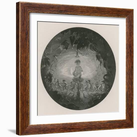 Puck and the Fairies, Mid Summer Night's Dream-Richard Dadd-Framed Giclee Print