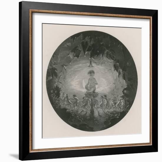 Puck and the Fairies, Mid Summer Night's Dream-Richard Dadd-Framed Giclee Print