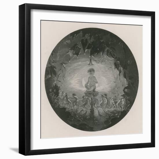 Puck and the Fairies, Mid Summer Night's Dream-Richard Dadd-Framed Giclee Print