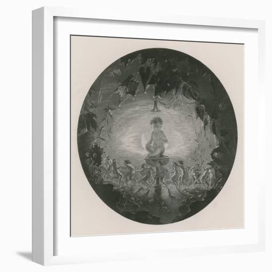 Puck and the Fairies, Mid Summer Night's Dream-Richard Dadd-Framed Giclee Print