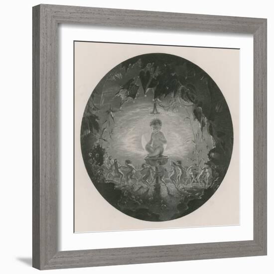 Puck and the Fairies, Mid Summer Night's Dream-Richard Dadd-Framed Premium Giclee Print