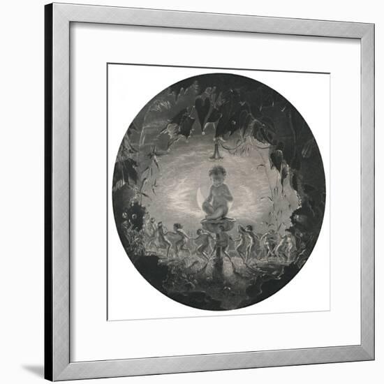 'Puck and the Fairies. (Midsummer Nights Dream)', c1870-WM Lizare-Framed Giclee Print