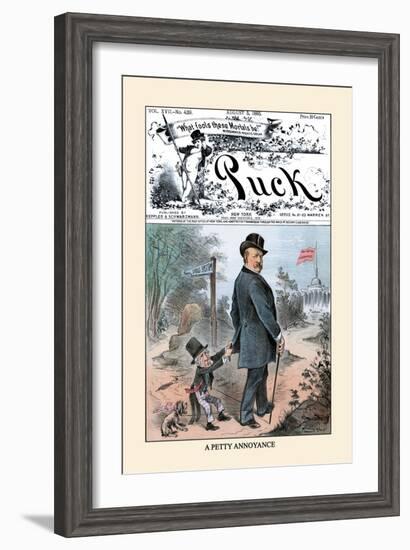 Puck Magazine: A Petty Annoyance-Joseph Christian Leyendecker-Framed Art Print