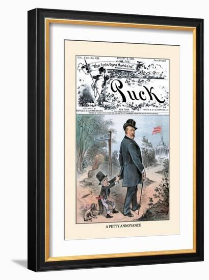 Puck Magazine: A Petty Annoyance-Joseph Christian Leyendecker-Framed Art Print