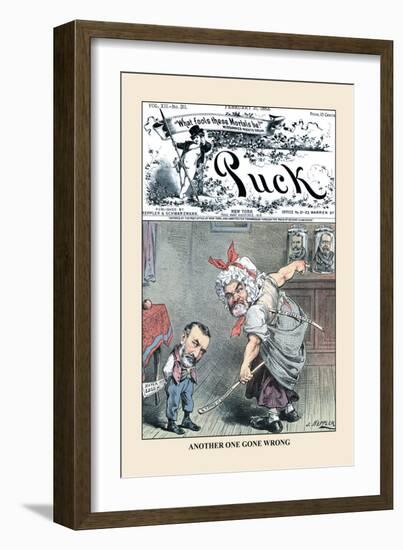 Puck Magazine: Another One Gone Wrong-Joseph Keppler-Framed Art Print