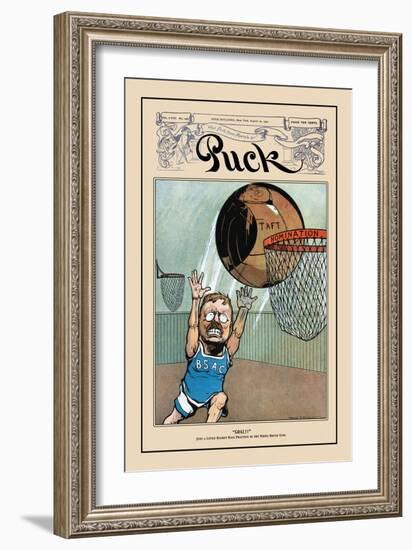Puck Magazine: Goal!-null-Framed Art Print