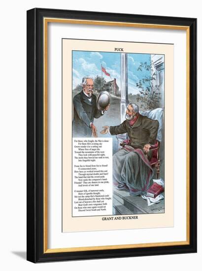 Puck Magazine: Grant and Buckner-Eugene Zimmerman-Framed Art Print