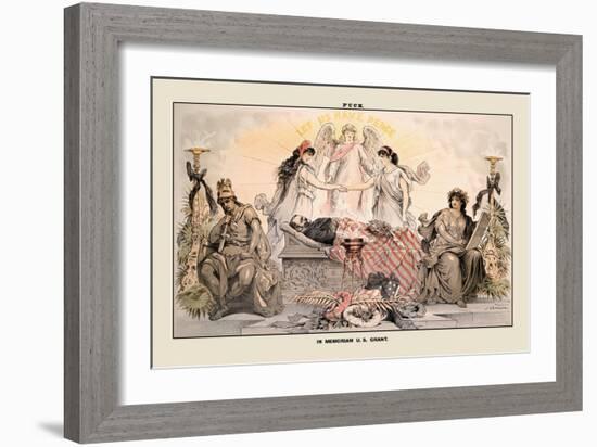 Puck Magazine: In Memoriam U.S. Grant-Joseph Keppler-Framed Art Print