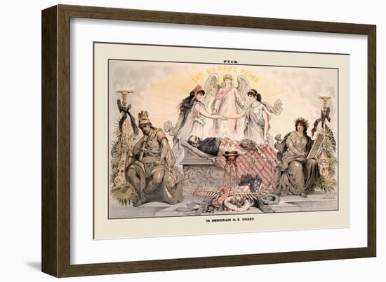 Puck Magazine: In Memoriam U.S. Grant-Joseph Keppler-Framed Art Print