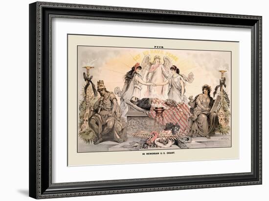 Puck Magazine: In Memoriam U.S. Grant-Joseph Keppler-Framed Art Print