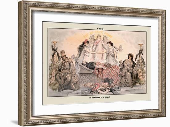 Puck Magazine: In Memoriam U.S. Grant-Joseph Keppler-Framed Art Print