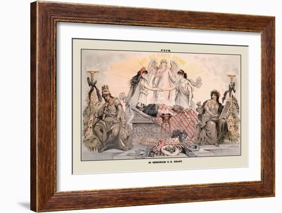 Puck Magazine: In Memoriam U.S. Grant-Joseph Keppler-Framed Art Print