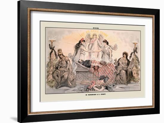 Puck Magazine: In Memoriam U.S. Grant-Joseph Keppler-Framed Art Print