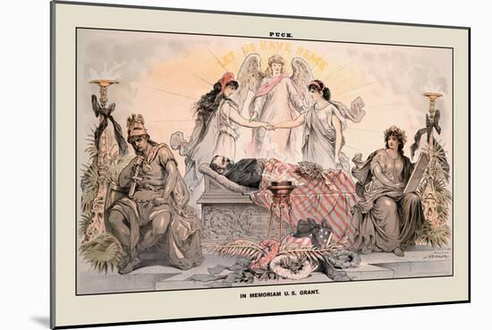 Puck Magazine: In Memoriam U.S. Grant-Joseph Keppler-Mounted Art Print