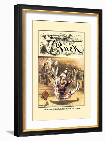 Puck Magazine: Jester-John R. Neill-Framed Art Print