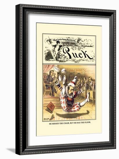 Puck Magazine: Jester-John R. Neill-Framed Art Print