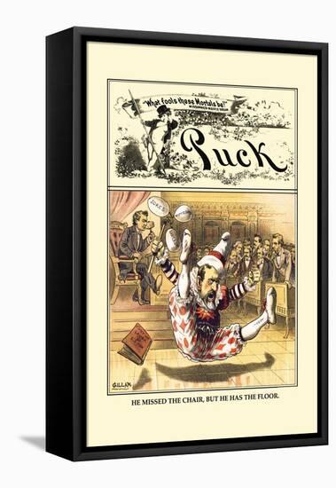 Puck Magazine: Jester-John R. Neill-Framed Stretched Canvas