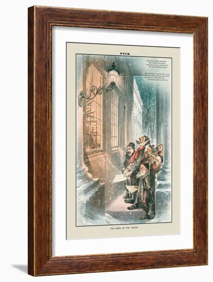 Puck Magazine: The Carol of the Waits-Joseph Keppler-Framed Art Print